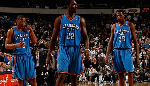 Die Hoffnungsträger der Thunder: Westbrook, Green und Durant