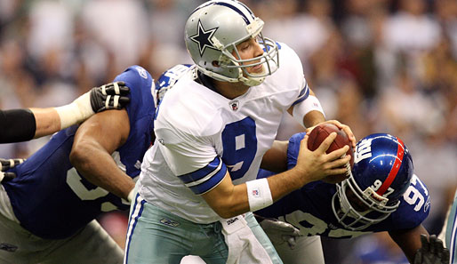 Tony Romo mit den Cowboys gegen die Giants: Immer ein ganz heißes Duell