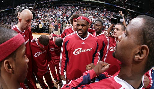 Cleveland ist mehr als King LeBron James (M.). Die Cavaliers 2009 sind eine eingeschworene Truppe