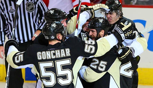 Die Pittsburgh Penguins sind nach dem Sieg in Spiel 3 wieder im Rennen um den Stanley Cup