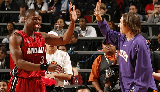Die Hoffnungsträger der Heat und Suns: Dwyane Wade (l.) und Steve Nash