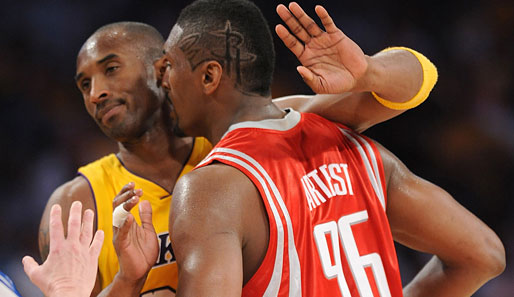 Diese Duelle wird es nicht mehr geben: Ron Artest vs. Kobe Bryant