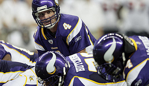 Brett Favre führte die Minnesota Vikings in Houston zum Sieg