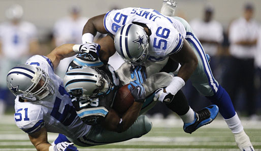 Die Defense der Dallas Cowboys dominierte das Monday Night Game gegen Carolina