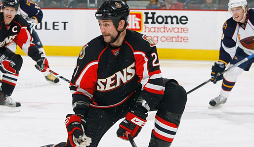 In seiner letzten Saison spielte Jason Smith bei den Ottawa Senators