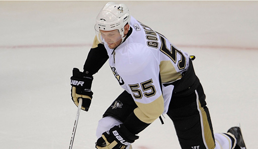 Sergej Gonchar spielt seit 2005 für die Penguins und gewann in diesem Jahr den Stanley-Cup