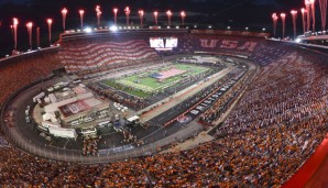 Über 150.000 Zuschauer besuchten das College-Football-Spiel