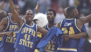 1997: Coppin State (15) - South Carolina (2) 78:65. Coppin States Dominanz an den Brettern (41:30) führte zum ersten Sieg des Colleges in einem NCAA-Turnier.