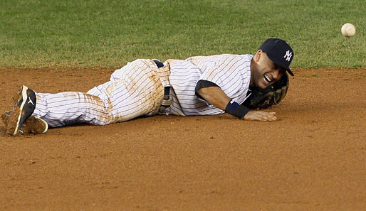 Derek Jeters Verletzung schockte die Fans im Yankee Stadium