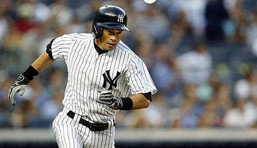 Ichiro Suzuki von den New York Yankees feierte seinen 4000. Hit
