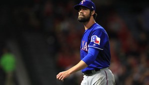 Cole Hamels wird den Texas Rangers wochenlang fehlen