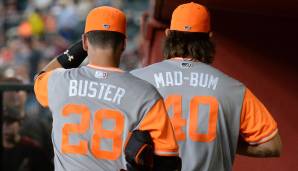 Hinter diesen Spitznamen verstecken sich Catcher Buster Posey und Pitcher Madison Bumgarner von den San Francisco Giants