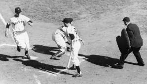 16 Siege: NEW YORK GIANTS, 1951 - Sieben Jahre, bevor das Team nach San Francisco zog, gewann die Truppe um den späteren Hall of Famer Willie Mays 93 Spiele in der NL. In der World Series verlor man aber gegen die Yankees