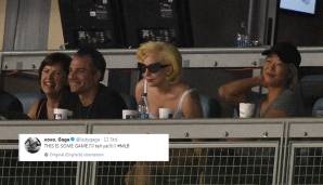 Sogar Lady Gaga gab sich bei Spiel 1 die Ehre. Da zeigte sie natürlich ihr Pokerface. Spätestens bei Spiel 5 war sie dann aber vollends begeistert, wie sie auf Twitter zugab