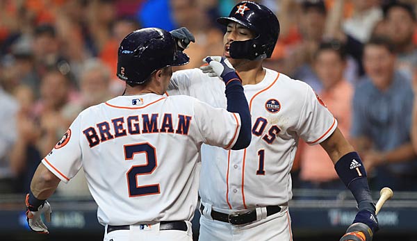 Carlos Correa (r.) und Alex Bregman erhielten beide Gehaltserhöhungen bei den Houston Astros.