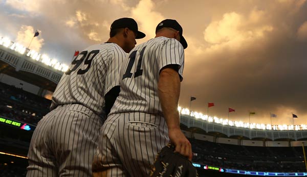 Aaron Judge und Brett Gardner bemannen die Ecken im Outfield der New York Yankees.