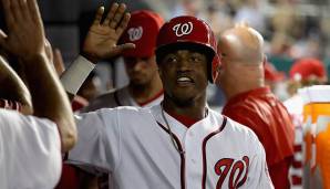 Platz 6, Outfielder Victor Robles (Washington Nationals) - Alter: 20, aktuelles Team: Syracuse Chiefs (AAA), Undrafted.