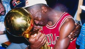 CHICAGO BULLS (NBA): Ebenfalls sechs Mal durften die Chicago Bulls mit dem GOAT Michael Jordan jubeln.