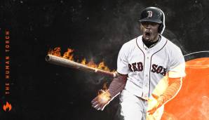MOOKIE BETTS (Boston Red Sox): Human Torch. Netter Kerl, immer locker drauf, doch wenn's zählt, dann brennt das Feuer in ihm.