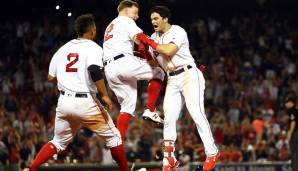 1. BOSTON RED SOX (1.) - 80-34. Ganz oben stehen natürlich weiter die Red Sox, die 80 Siege Anfang August auf dem Konto haben. Einziger Grund zur Sorge: Es ist erst August ...