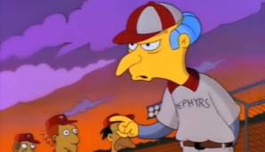 Die Rolle des Managers übernahm freilich Mr. Burns selbst - wer auch sonst?