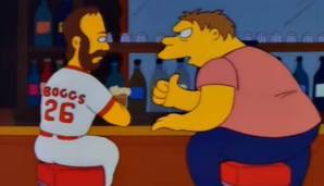 Zudem gerieten einige Stars in andere Probleme. Boggs leistete sich etwa eine Bar-Prügelei mit Barney im Moe's.