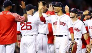 Die Boston Red Sox haben das 100. Spiel in dieser Saison gewonnen.