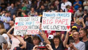 "Big Papi wir lieben dich": Die Fans der Red Sox waren angesichts der schlimmen Nachrichten aus der Dominikanischen Republik geschockt.