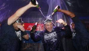 Masahiro Tanaka (M.) und die New York Yankees feierten ihren ersten Division-Titel seit 2012.