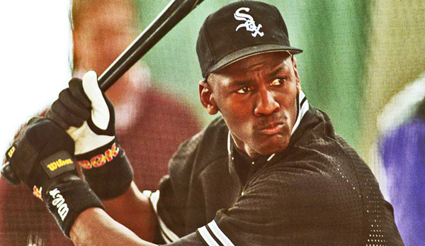 Michael Jordan versuchte sich 1994 als Baseballspieler im Farmsystem der Chicago White Sox.