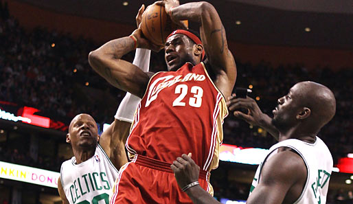 LeBron James war kaum zu verteidigen und machte 36 Punkte gegen die Celtics