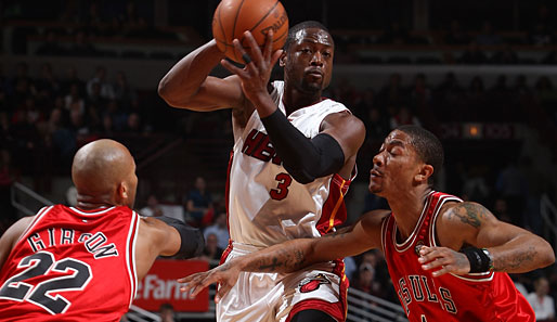 Dwyane Wade wurde in Chicago geboren, läuft aber seit 2003 für die Miami Heat auf