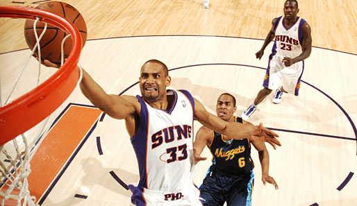 Mit 19 Punkten war Routinier Grant Hill der Topscorer der Phoenix Suns gegen die Denver Nuggets