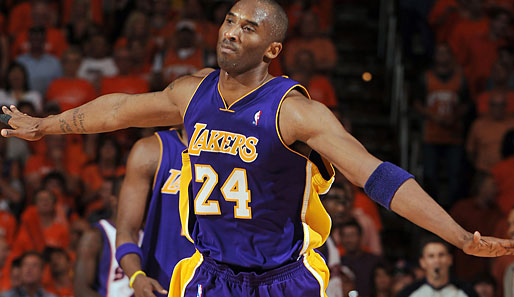 Mit traumwandlerischer Sicherheit verwandelte Kobe Bryant auch schwierigste Würfe für die Lakers