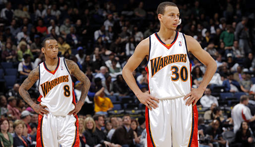 Die beiden größten Stars der Golden State Warriors: Monta Ellis und Stephen Curry