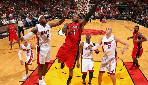 Die Verteidigung des Gegners in der Zone ist eine der großen Schwachstellen der Miami Heat
