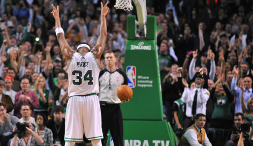 Forward Paul Pierce steht seit 1998 regelmäßig für die Boston Celtics auf dem Parkett