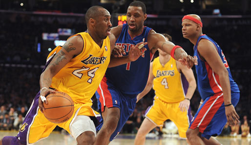 Lakers-Superstar Kobe Bryant war vom wiedererstarkten Tracy McGrady nicht zu bremsen