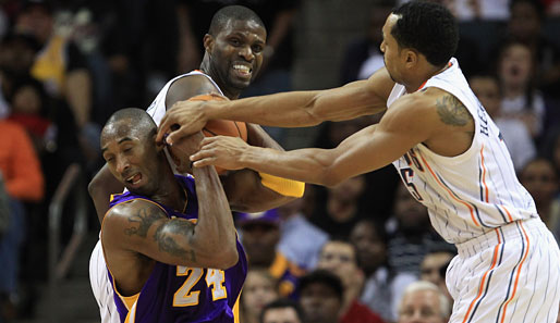Kobe Bryant und die Los Angeles Lakers kassierten eine böse Klatsche bei den Charlotte Bobcats