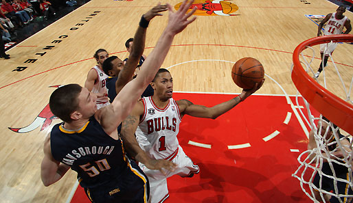 Derrick Rose führte die Bulls mit 39 Punkten zum Sieg in Spiel 1 gegen die Pacers