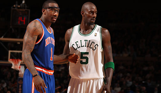 New York Knicks vs. Boston Celtics - Amare Stoudemire vs. Kevin Garnett