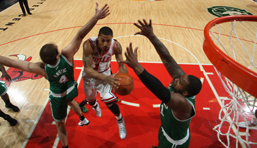 Derrick Rose führte die Chicago Bulls zum Sieg über die Boston Celtics