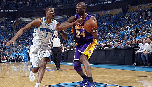 Auch angeschlagen ist Franchise-Player Kobe Bryant für seine Los Angeles Lakers pures Gold wert