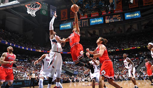 Bulls-Superstar Derrick Rose lieferte mit 44 Punkten eine Monster-Show ab
