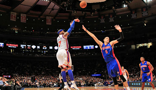 Carmelo Anthony steuerte 25 Punkte zum ersten Sieg der New York Knicks nach drei Niederlagen bei