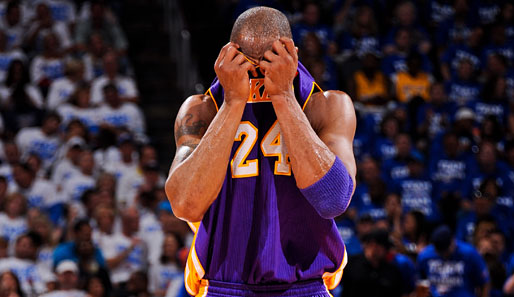 Kobe Bryant kann es nicht fassen: Die Lakers liegen in der Serie 0-2 zurück