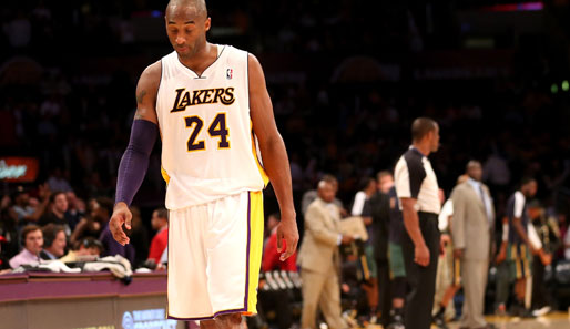 Kobe Bryant konnte die Niederlage der Lakers gegen die Utah Jazz nicht verhindern