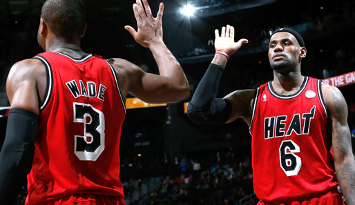 Dwyane Wade und LeBron James führten die Miami Heat in Philadelphia zum zehnten Sieg in Folge