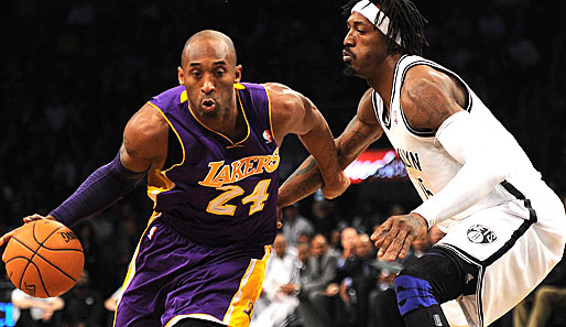 Kobe Bryant führte seine Lakers zum Auswärtssieg bei den Brooklyn Nets