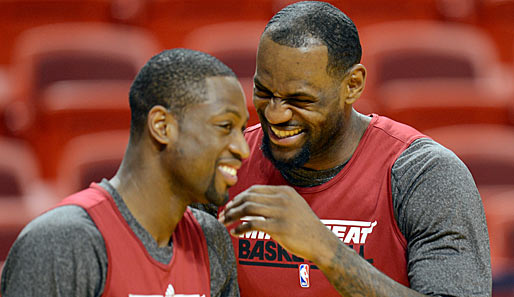 Dwyane Wade und LeBron James haben die Heat zu 19 Siegen in Serie geführt